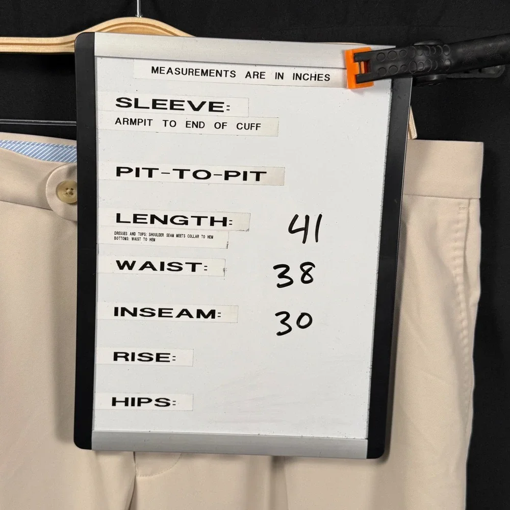 Peter Millar Durham High Drape Performance Pants Mens 38x30 Golf Stretch EB78